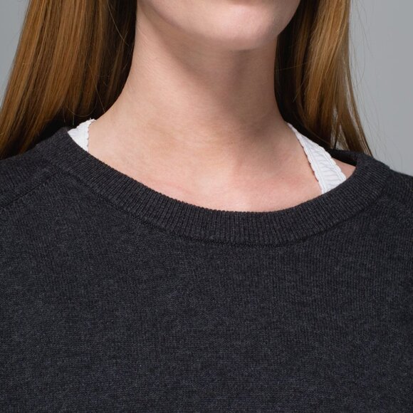 Lululemon Bhakti Life Sweater Heathered Black/ Gray | 4 - Picture 9 of 13
